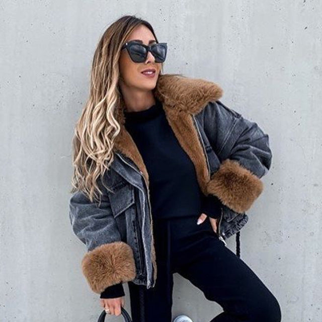 Thick Winter Women's Puffer Jacket for Warmth