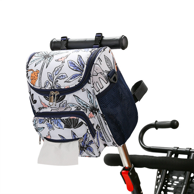 Stylish Portable Storage Bag for Mother and Baby Stroller