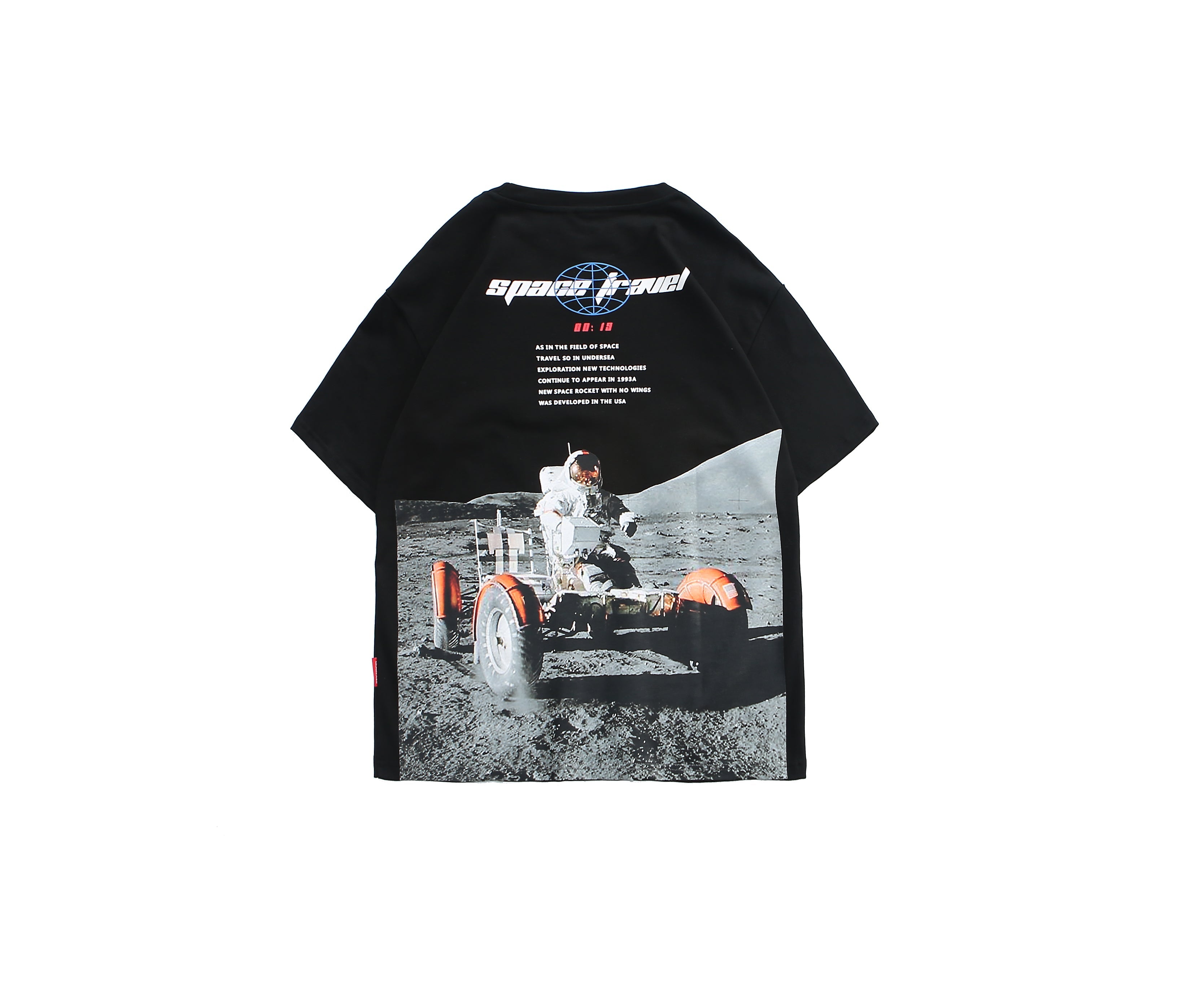 Trendy Summer Loose Fit Astronaut Print T-Shirt