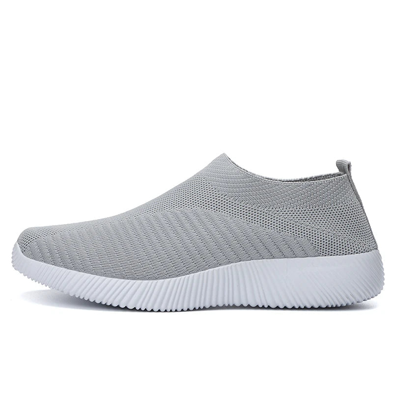 Comfortable Slip On Women Sneakers Walking Flats Size 42