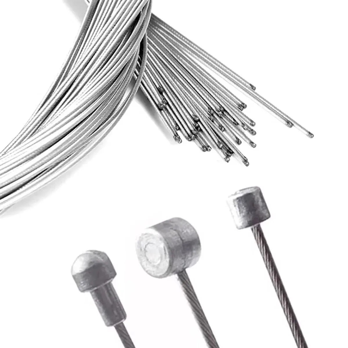 1/5/10PCS 2M MTB Bicycle Brake Line Bicycle Speed Line Fixed Gear Shifter Gear Brake Cable Set Core Inner Wire for MTB Road Bike