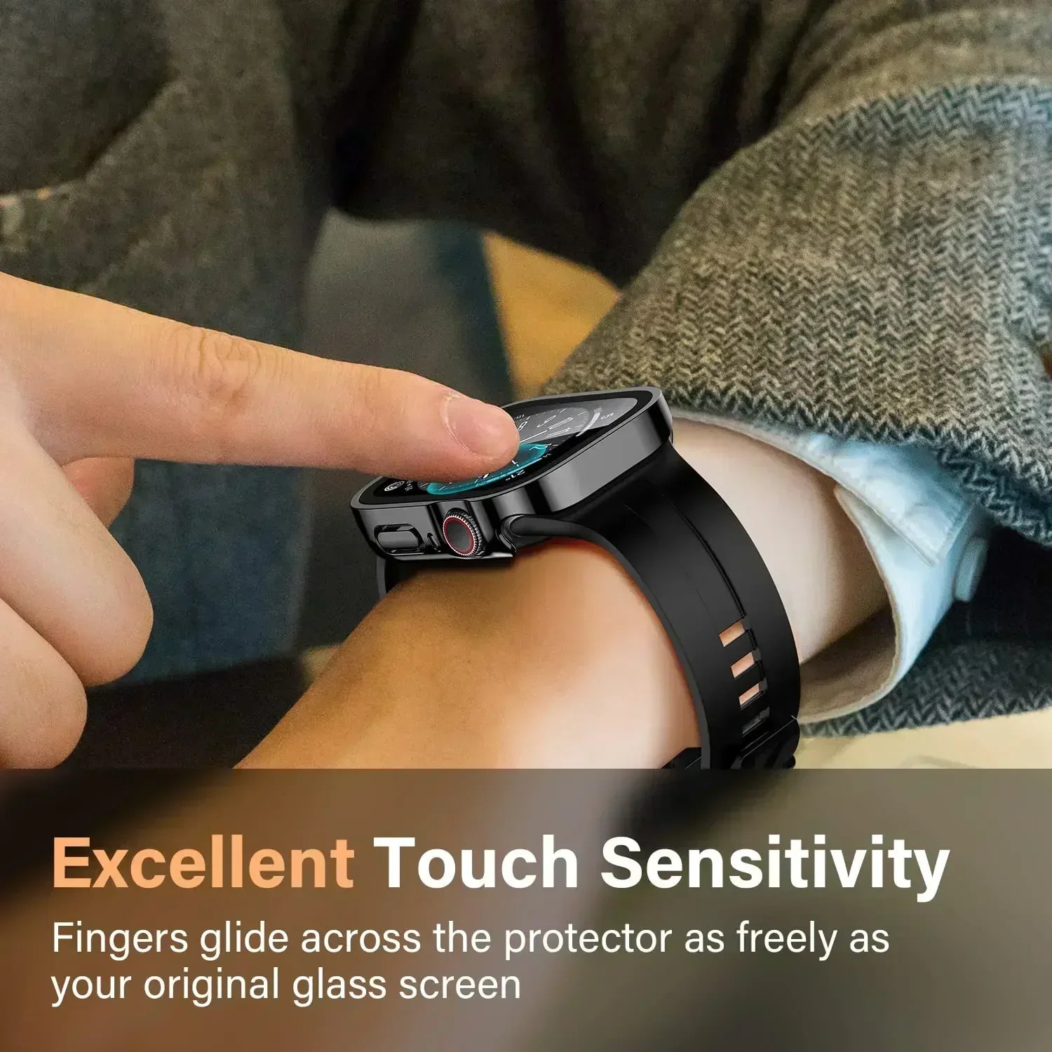Screen Protector for Apple Watch 10 Case 46mm 42mm 45mm 44mm 41mm 40mm 44 Tempered Glass PC bumper Cover Series 7 8 9 SE 6 5 4