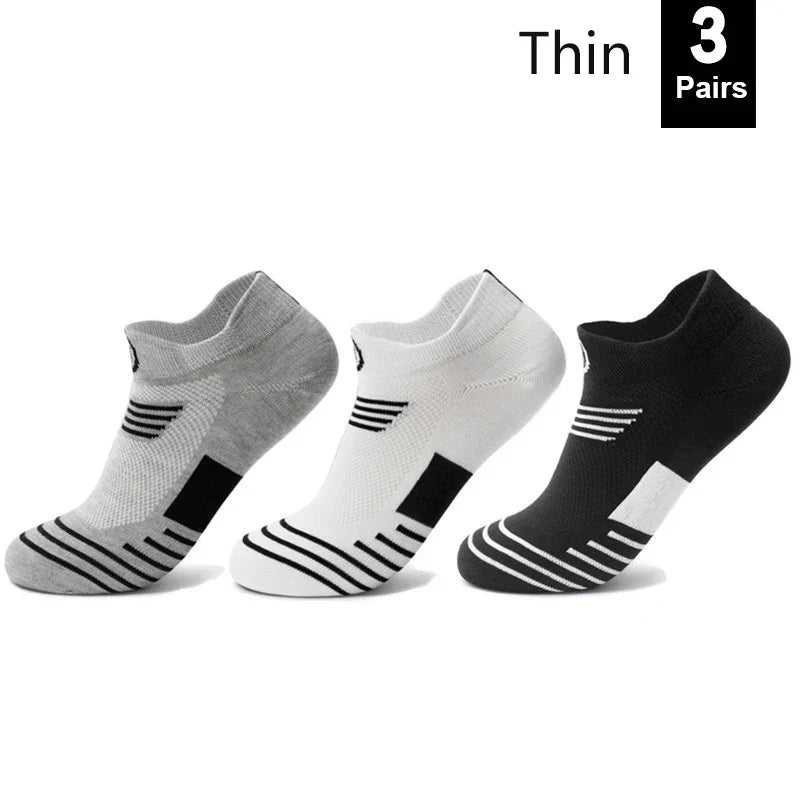 Cushioned Sports Compression Socks for Basketball and Running