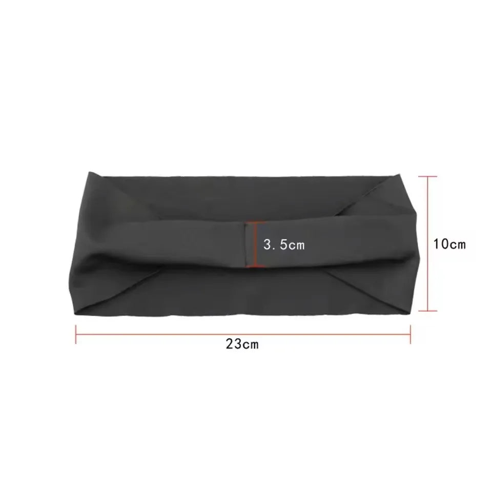 Sweat Absorbing Sports Headband for Running and Yoga