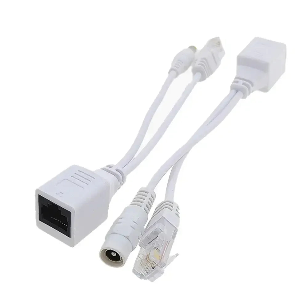 POE Cable Passive Power Over Ethernet Adapter Cable POE Splitter RJ45 Injector Power Supply Module Cables 5V 12v For IP Camea