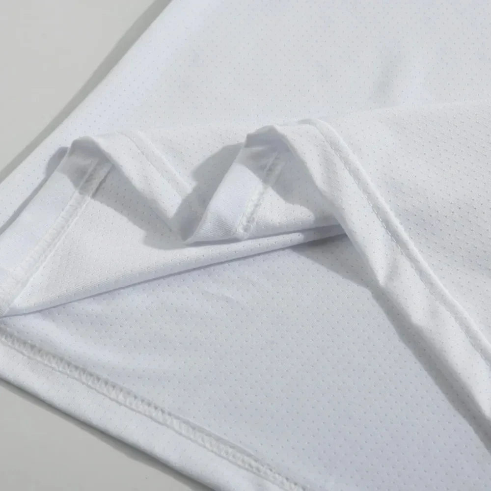 Running T-shirt Reflective Short Sleeve Ice Silk Quick Drying Summer Thin Breathable Fitness Tees Shirt Sportswear Sportsshirt