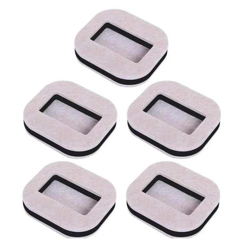 5pcs Office Chair Wheel Stopper Furniture Parts Caster Cup Prevents Scratches Wood Floor Carpet for Roller Feet Anti-slip Mat