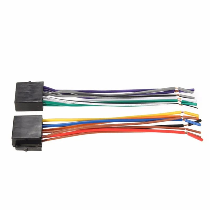 Universal Adapters Wire Harness Adapter Universal Female ISO Wiring Harness Car Radio Adaptor Connector Wire Plug Kit