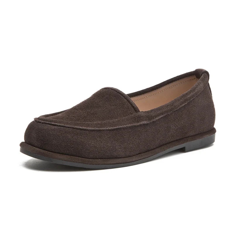 Winter Shoes Women's 2026 New Wool One-piece Women's Loafers Low Heel Fashion Casual One-Foot Slip-on Warm Ladies Shoes