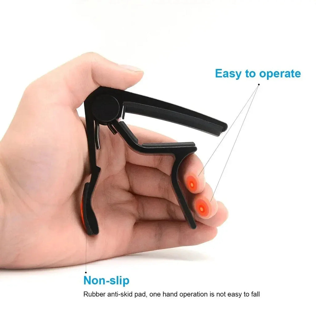 Miwayer Guitar Capo for 6 String Acoustic Classic Electric Guitar Alloy Metal Universal Multifunction Capo Guitar Accessories