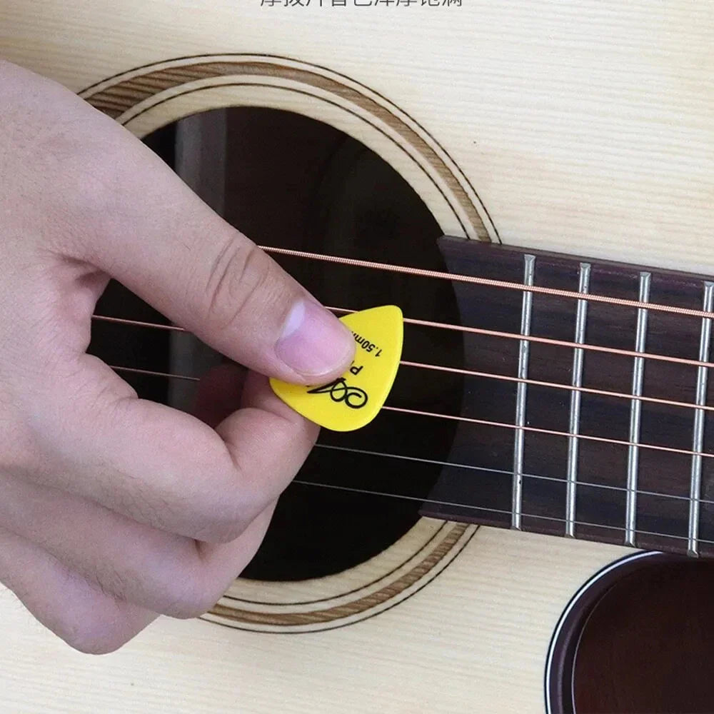 Multicolor Guitar Picks 24/50/100 Pieces Mixed ABS Premium Plastic Guitar Picks for Acoustic Electric Guitars Bass Or Ukulele