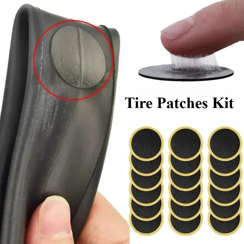 Glue-free Bicycle Tire Patches Kit Quick Repair Adhesive Quick Drying Tyre Protection Patch for Bike Repair Accessories