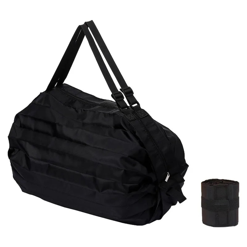 Large Foldable Shopping Bag Reusable Eco Bag Grocery Package Beach Toy Storage Bags Shoulder Cat Lemon Printing Pouch Tote Pouch