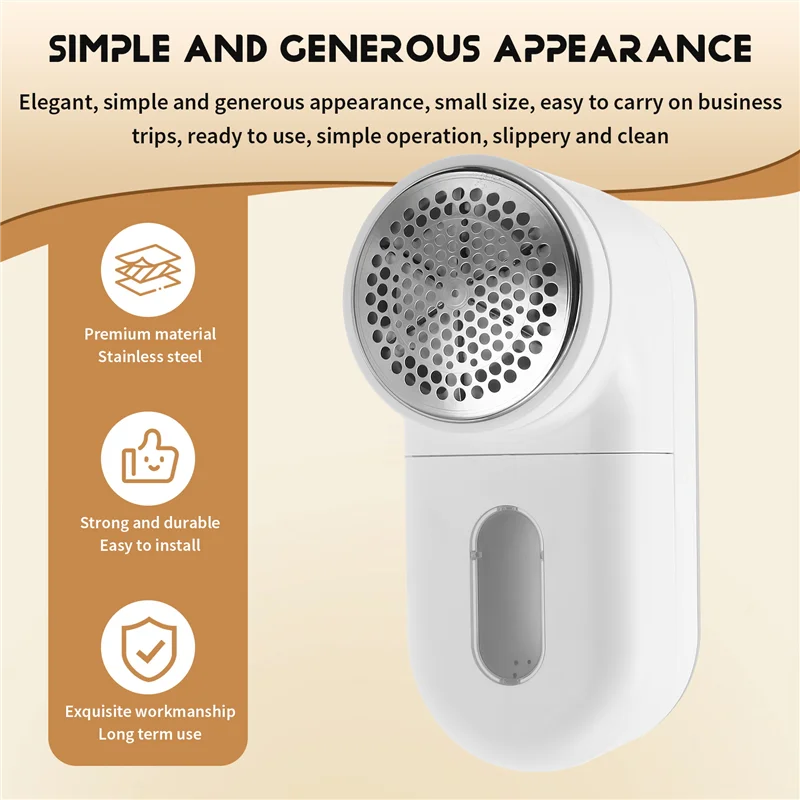 2026 Winter Must-have Lint Remover Hair Ball Trimmer Sweater Remover 5 Leaf CutterHead Motor Trimmer With Small Brush Inside