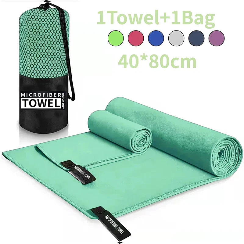Quick-Drying Sports Towel 40x80CM Blue Grey Green Orange Swimming Gym Fitness Camping Running Beach Washcloth Towels multitool
