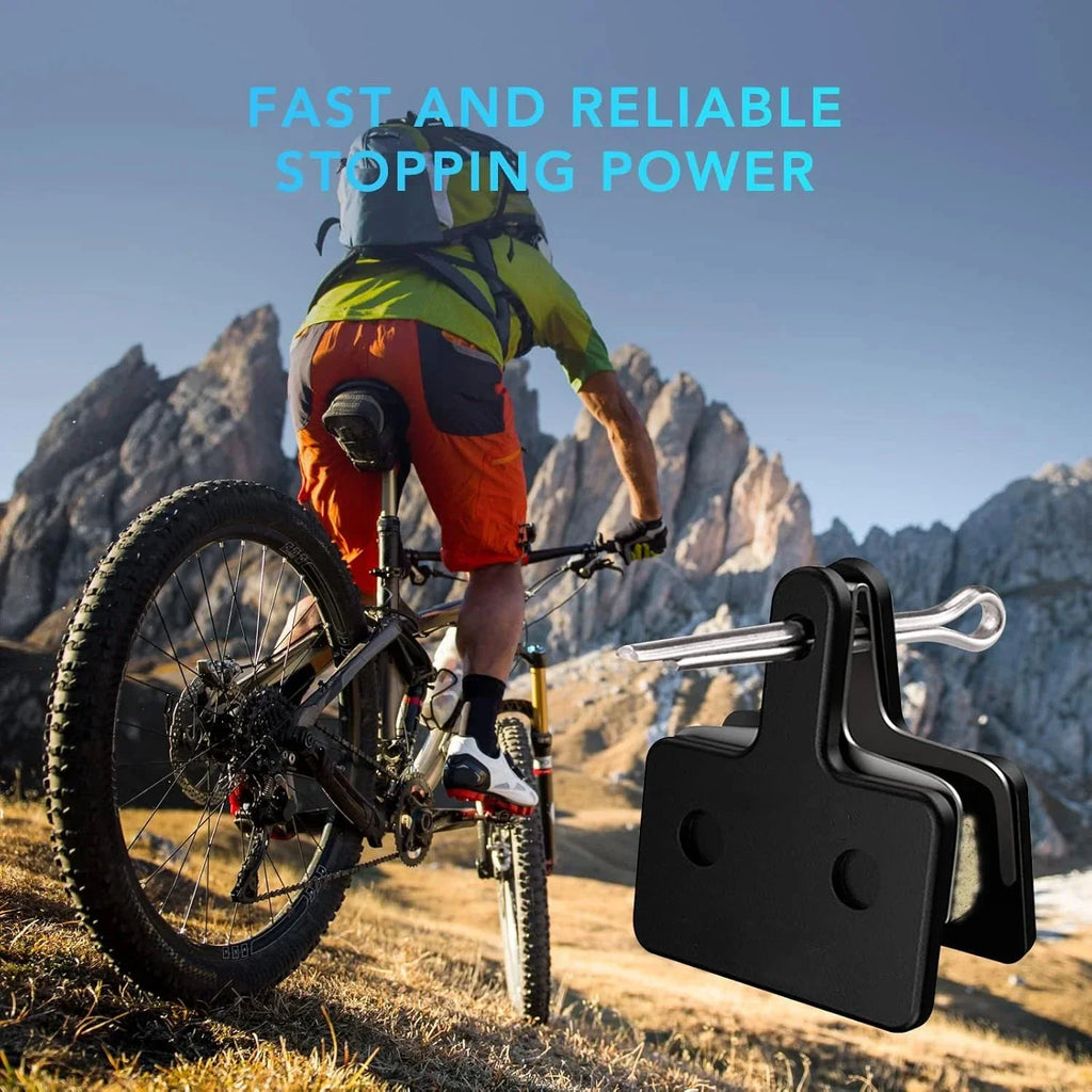 TESNO Bike Resin Disc Brake Pads - Wear-resistant Hydraulic Brake Pads Compatible with SHIMANO B01S/B03S/B05S MTB Parts