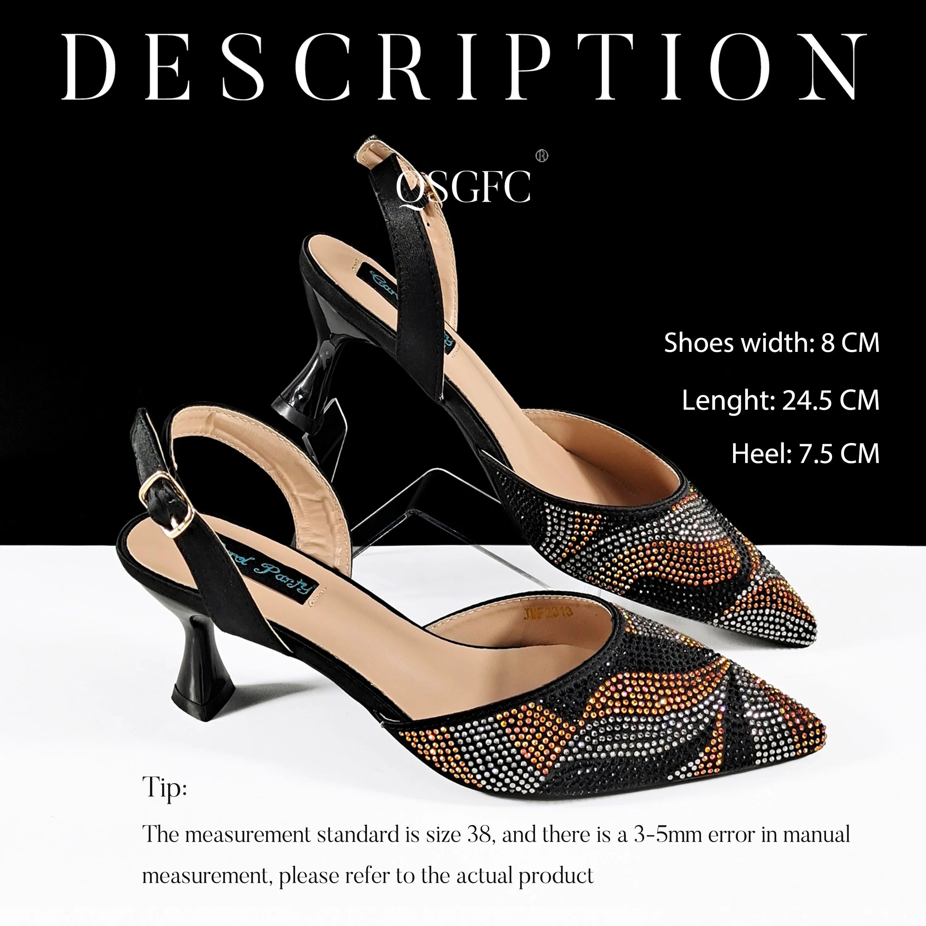 Festive Elegance:High Quality Women's Pumps Fashion Design For Nigeria Wedding Party Ladies Shoes Spot Goods