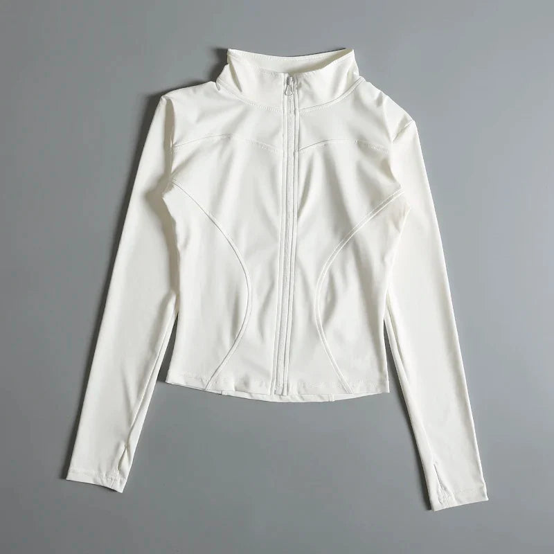 Women Long Sleeve Yoga Jacket for Peak Performance