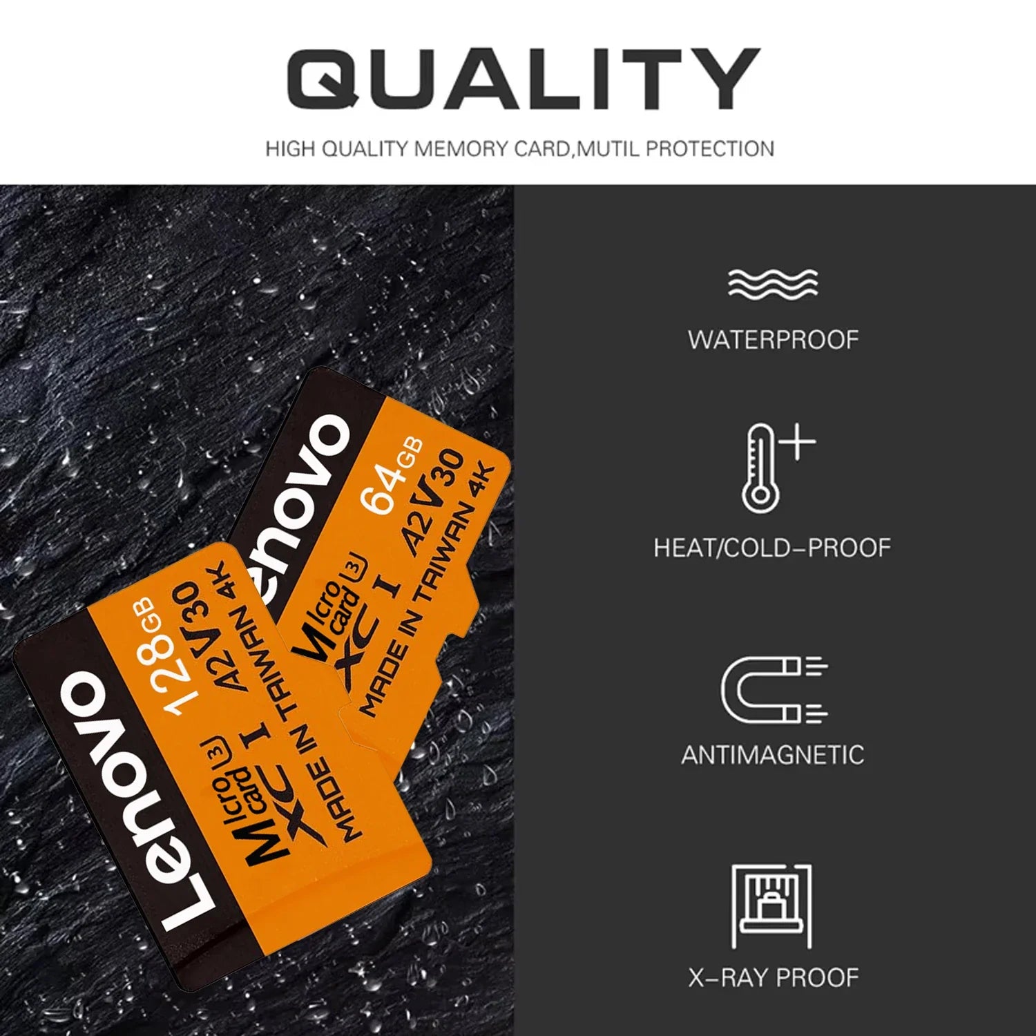 Lenovo High Speed Cartao De Memoria U3 V30 UHS-1 Class 10 Storage Card 1TB 512GB Micro SD Card Flash Cards For Nintendo Switch