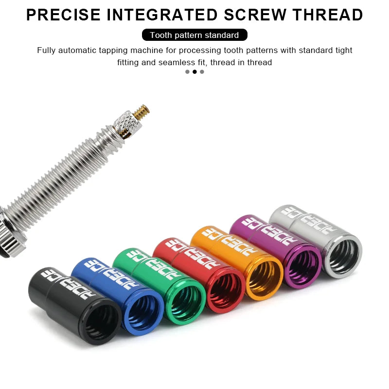2/4/10Pcs Bicycle Tire Valve Cap Dustproof Lightweight Aluminum Alloy MTB Road Bike Tube Tyre Gas Nozzle Cover For FV Presta