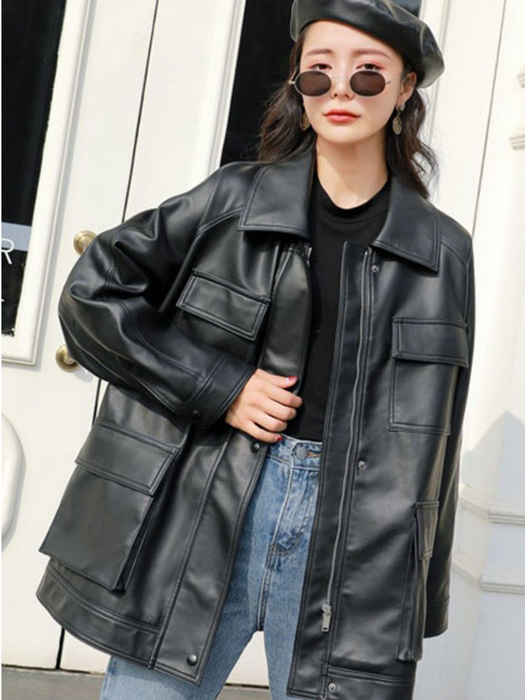 Stylish and Versatile Slim Women's Street Jackets